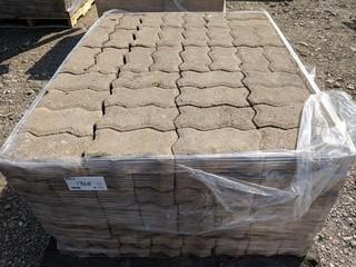 Lot of (320) 10" Beige Landscaping Bricks