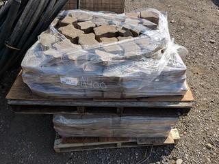 Lot of (190) 10" Beige Landscaping Bricks