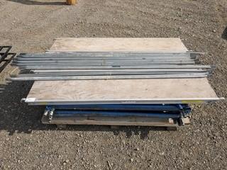 Lot of 5' x 5' Scaffolding w/ Braces & Decking