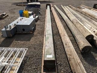 Lot of (2) 25' Steel Sign Posts