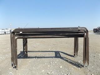 Lot of (9) Metal Frames for Tables