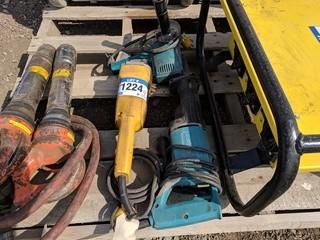 Lot of (2) DeWalt DB831 4"-5" Electric Grinders