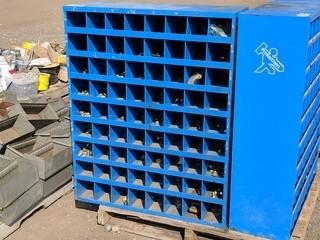 34" x 12" x 42" Metal Bolt Bin