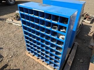 34" x 12" x 42" Metal Bolt Bin