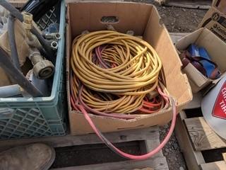 Lot of Assorted 110-220V Extension Cords