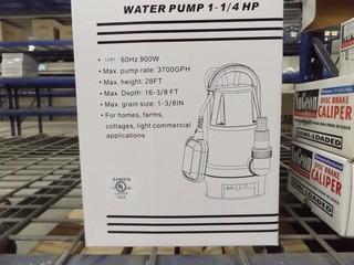 New BMT Submersible Sewage Water Pump 1 1/4 HP