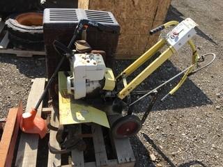 4HP Gas Rototiller and Electric Trimmer