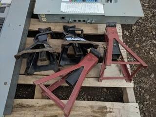 Lot of (4) 3 Ton Jack Stands