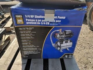 Powerfist 3/4 HP Shallow Well Jet Pump In Box