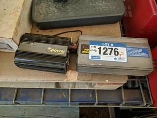 Lot of Assorted Items Including: ACDC Power Inverters, Battery Isolators, Pelouze 150lb Scale, Etc.