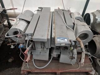 Lot of (2) 120v 1 HP Heat Pumps 