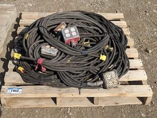 Pallet of Assorted 110v Extension Cords