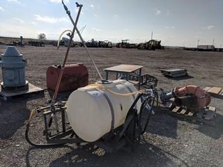 3 Point Hitch Mounted Sprayer 400L Capacity, 19' Width