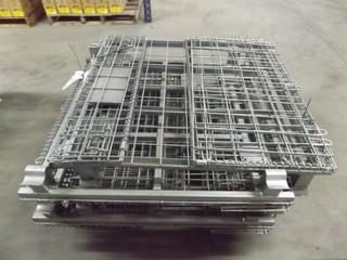 New 3' x 3' x 2' Wire Mesh Rack w/ Casters