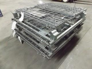 New 3' x 3' x 2' Wire Mesh Rack w/ Casters