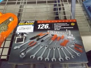 Team Mechanix 126 Pc Auto Maintenance Kit