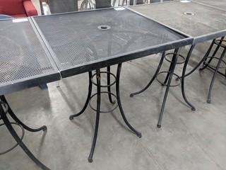 Metal Patio Table 30"x30"x40"