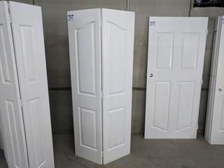 Lot of (1) 3' B-Fold Closet Door