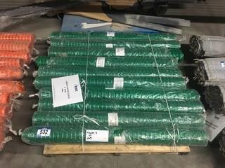 Pallet of Green Snow Fence 4'x 50'