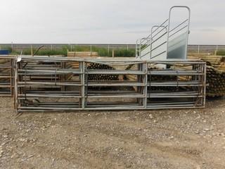 Lot of (10) 4' x 15' Livestock Gates Control # 40155.