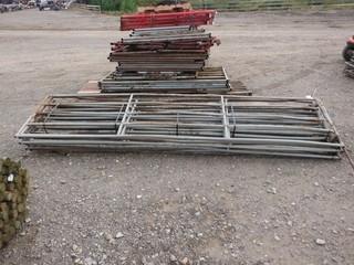 Lot of (10)  4' x 15' Livestock Gates Control # 40160.