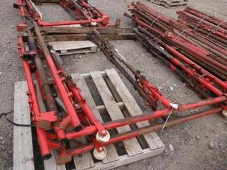 Lot of (2) Livestock Chute Divider Frames 7' x 7' Control # 40169.