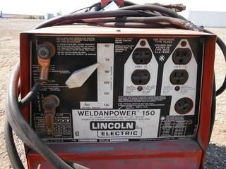 Lincoln Arc Welder w/ Gas Powered Generator Control # 40202.