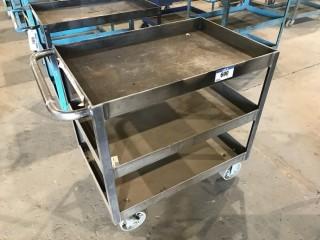 Steel 3-Tier Shop Cart