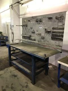 77" X 31" Steel Work Stable