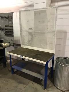 49" X 26" Steel Work Stable
