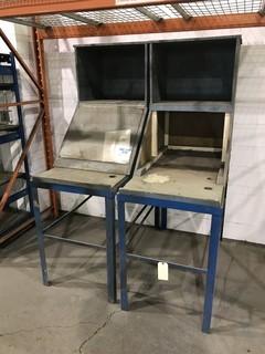 Lot of (2) Shop Built Shipping/Receiving Tables