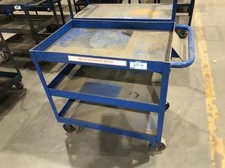 3-Tier Steel Shop Cart