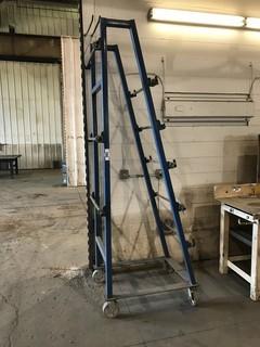 Steel Mobile Shop Spool Rack
