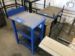 Lot of (3) Asst. Shelf, Stand and Worktable