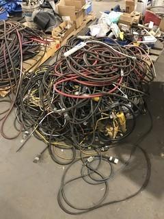 Pallet of Asst. Airline, Electrical Cords, etc.