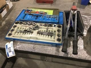 Lot of (2) Asst. Tap and Die Sets and (2) Asst. Riveters