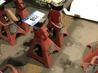 Lot of (2) 3-TON Jack Stands