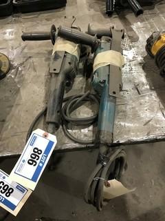 Lot of (2) Makita Angle Grinders