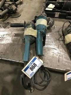 Lot of (2) Makita Angle Grinders