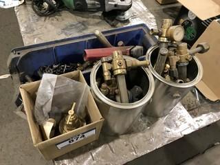 Lot of Asst. Gauges, Flowmeters, Torch etc.