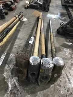 Lot of (4) Sledge Hammers