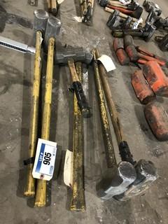 Lot of (6) Asst. Sledge Hammers