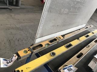 Lot of (1) 72" Level and (1) 24" Level