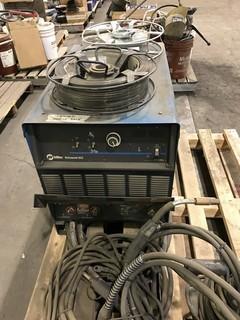 Miller Deltaweld 652 and Miller 70 Series 24V Wire Feeder w/ Gun, Cables, Wire etc. 