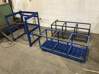 Lot of (3) Asst. Bottle Racks