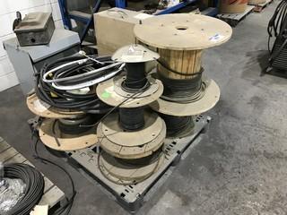 Pallet of Asst. Electrical Wire Spools, etc.