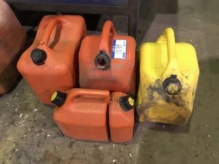 Lot of (4) Asst. Fuel Cans