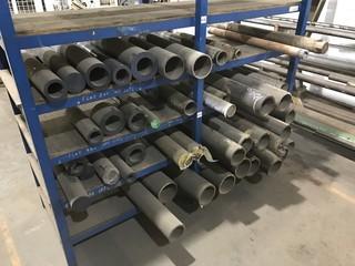 Contents of Steel Shelving Unit Containing Asst. Pipe etc.