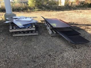 Lot of (2) Pallets of Asst. Grating and Plate Steel