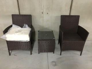 3pc. Patio Lounge Set (New In Box)